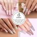 Beetles Clear French Acrylic Nail Tips - Half Cover False Nails with Case for DIY Nail Art at Home - Buy Online on SooperMarket.com