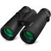 Binoteck 10x42 Binoculars for Adults - Professional HD Roof BAK4 Prism Lens Binoculars for Bird Watching, Hunting, Travel, Sports, Opera, Concert, with Carrying Bag (1.0 lbs) New Model