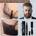 Waterproof Beard Filling Pen for Men - Black | Long Lasting Coverage | Natural Look | Beard Pencil Filler Kit - Buy Online on SooperMarket.com