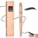 Ey brow pencil waterproof eyebrow pencil wiped-resistant liquid eyebrow pencils fast drying and durable welding effortlessly create natural eyebrow form (B-black)