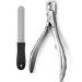 Gobeigo Dog Nail Clippers with Nail File, Professional Heavy Duty Dog Nail Trimmer, Full Martensite Steel Razor Sharp Blade Best for Large Dogs/Thick Toenail Pets/Old Cat, Ergonomic Non-Slip Handles