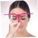 Angoily 3 Pcs Eyebrow Template Eyebrow Ruler Eyebrow Makeup Stencil Template Ruler Portable Protractor - Buy Online on SooperMarket.com