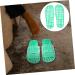 MAGICLULU 2 Pairs Slippers Quick Drying Shower Slippers Green Home Indoor Slippers Non Dorm Shoes Gym Foot Spa Soak Tub Shower Footware Massaging Travel Pvc Household Plastic Barrel 23x9cm 6x2pcs Greenx2pcs - Buy Online on SooperMarket.com