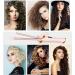 Buy Curling Iron & Wand - Mini Hair Curler with 9mm Ceramic Barrel for Tight Curls - LCD Temperature Display - Ideal for Short & Long Hair - Buy Online on SooperMarket.com