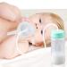 Nuanchu 10 oz Self Feeding Baby Bottle w/ Long Tube Straw | Leak-Proof Baby Feeder Bottle for Imitation Milk Weaning | Mint Green - Buy Online on SooperMarket.com