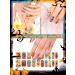 EBANKU Halloween Gel Nail Polish Strips - 20 Stickers for Pumpkin Witch Nail Designs with Nail File Stick - UV/LED Lamp Required - Buy Online on SooperMarket.com