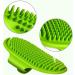 Jkxwx Silicone Pet Brush Glove | Blue Dog & Cat Washing Brush for Fur Removal Bathing & Cleaning - Buy Online on SooperMarket.com