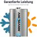 ANSMANN Rechargeable D Batteries 8500mAh - Pre-Charged NiMH Power Accu (4-Pack) | Professional Performance for Flashlights - International Shipping Available - Buy Online on SooperMarket.com