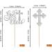 Rsstarxi 24 Pack Baptism Cupcake Toppers First Communion Cupcake Toppers Glitter Cross God Bless Cupcake Picks for Baby Shower Christian Baptism Party Cake Decorations Silver - Buy Online on SooperMarket.com