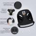 Adjustable Cat Leash Set with Reflective Vest for Kittens & Small Dogs - Polyester Black (Large) | International Shipping - Buy Online on SooperMarket.com