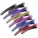 Sublaga Non-Slip Colorful Plastic Duckbill Hair Clips - 12 Pcs for Styling Women, Baby Kids, and Girls - 3.5 Inches (Frosted Color) - Buy Online on SooperMarket.com