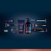 Gillette King C. Men's Razor with Trimmer for Precision Beard Razor + Razor Blade Navy Blue - Buy Online on SooperMarket.com