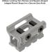 UTG Unisex Super Slim Picatinny Riser Mount - 0.83 Height 3 Slots Black - Ideal for International Shipping - Buy Online on SooperMarket.com
