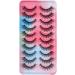 False Eyelashes Clear Band Natural D Curl Natural Cluster Volume Eyelash Set 10 Pairs Natural 3D Adhesive Tape Artificial Eyelashes (DDL09) - Buy Online on SooperMarket.com