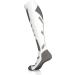 COMPREX Compression Stockings | Ultimate Ski Travel & Pregnancy Socks | Breathable Compression Socks (White/Gray Size 35-38) - Buy Online on SooperMarket.com