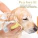 Youery 3-Piece Silicone Pet Bathing Brush Set for Dogs & Cats - Massage Shower Gel Handle Ideal for Grooming & Spa - Buy Online on SooperMarket.com