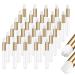 Tenaci 30 Pieces Lash Shampoo Brushes Eyelash Extensions Nose Pore Deep Cleaning Brush Peel off Blackhead Removing Brush Tool Cosmetic Facial Cleansing Brushes Lash Cleanser Brush (White) D-White