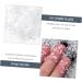 Mikinona 1 Glass Chip Vintage Glass Ornament Crafts Chips in Bulk Vintage Vase Crushed Glass Metal Filler Rhinestone for Nails Metallic Glass Beads Bottle Irregular Jewelry Drill 0.5X0.3cm transparent - Buy Online on SooperMarket.com