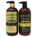 24 Fl Oz Shampoo + 24 Fl Oz Conditioner. PURA D'OR Advanced Therapy System Shampoo & Conditioner Reduces Hair Thinning for Thicker Head of Hair  Infused with Premium Organic Argan Oil & Aloe Vera