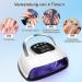 LKE 220W UV Nail Lamp - Gel Nails UV Lamp with Improved Charging 4 Timers LCD Display Infrared Sensor Removable Base & Handle - Best for Manicures - Buy Online on SooperMarket.com
