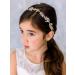 SWEETV Flower Girl Headpiece - Gold Crystal Hair Band for Wedding, Birthday Party & Photography | Princess Hair Accessories for Toddlers & Little Girls - Buy Online on SooperMarket.com