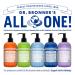 Dr. Bronner's Organic Lemongrass Sugar Soap - 12oz | 4-in-1 Use for Hands, Body, Face & Hair | Vegan Formula with Organic Oils & Shikakai Powder - Cleanses, Moisturizes & Nourishes - Buy Online on SooperMarket.com