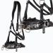 Heinick-Reitsport Professional Leather Cavesson Stainless Steel with Bit Strap Nosepiece Black Warmblood