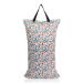 MHwan Wet Bag Waterproof Large Double Zipper Wet Swimsuit Bag Reusable Wet Bags for Babies Suitable for Baby Diaper Gym Beach Pool Wet Bag (Flowers) 40x70cm Flowers 1