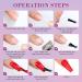 Saviland Clear Coffin Nail Tips- 500Pcs Full Cover Acrylic Press on Nails for Acrylic & Dip Powder Nails - 10 Sizes A-500PCS - Buy Online on SooperMarket.com