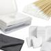 Basic Gun Cleaning Supplies in Storage Case - Practical Combo Pack Includes 1 Silicon Gun Cloth 300 Gun Cleaning Patches and 100 Gun Cleaning Swabs - Cleaner Wipes of Rifle Handgun Cleaning Kit 9mm