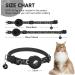 JARDILIFE 2-Pack Airtag Cat Collar Refective Collar for Cat with Safety Buckle and Waterproof Air Tag Holder Cat Airtag Collar Compatible with Apple Airtag for Kittens and Puppies-Black&Black - Buy Online on SooperMarket.com