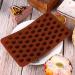 HOMSFOU 8 Pcs Chocolate Mold Cookie Baking Candy Making Molds Maple Leaf Mold Silicone Chocolate Rose Chocolate Silicone Cookie Mini Semi Sphere Silicone Mold 3D Chewing Gum Spherical 18.5X11CMx4pcs Light Brown 1x4pcs - Buy Online on SooperMarket.com