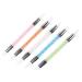 Emmi Nail Silicon brush 5 Set i brush for gel nails I for color gels 3D & UV gels i with silicone tip for different nail art I disinfected
