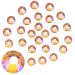 Jollin Rhinestones Glass Flat Back Glue On Rhinestones Topaz Ab ss20 576pcs Topaz Ab ss20 576pcs