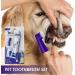 Visiblurry Cat Toothbrush & Pet Toothpaste Set | Essential Puppy Supplies for Home & Veterinary Care - Buy Online on SooperMarket.com