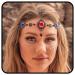 Zoestar Vintage Head Chain Gold Crystal Headpiece Baroque Forehead Tassel Headband Halloween Festival Costume Hair Accessories for Women and Girls
