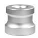 Zinc Alloy Safety Razor Stand Round Mustache Shaver Brush Base Razor Shaving Brush Stand for Bathroom Shower Room(Silver circle)