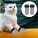 KALIONE Cat Boots 4 Packs cat Claw Covers Black Anti Scratch Cat Mittens Breathable Mesh Cat Foot Covers Adjustable Cat Claw Protectors for Indoor Cats Pet Bathing Cutting Nails Grey - Buy Online on SooperMarket.com