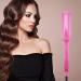 Titanium Hair Crimping Iron with 5 Heat Settings for Fluffy Hairstyles - UK Plug Rosy - Buy Online on SooperMarket.com