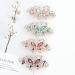 Sparkly Jeweled Butterfly Barrettes - 4 Pack Luxury Crystal Rhinestone Hair Clips - Buy Online on SooperMarket.com