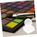Baluue Eye Shadow Plate Pressed Powder Stamper Mini Eyeshadow Press Tool Eyeshadow Tool Transparent Acrylic 3.00X1.85X1.85CM Transparent - Buy Online on SooperMarket.com