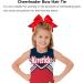 4 Pieces Ponytail Holder Cheerleading Girls Bow Hair Bows Cheering Large Bow Headband Jumbo Ponytail Elastic Hair Band Bowknot Hair Bands Headpiece (Red) - Buy Online on SooperMarket.com