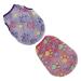 2 Pcs Warm Pet Shirt Footprints Pattern Pet Plush Pullover Soft Dog Plush Warm Hoodies Coat Apparel for Rabbit Cat Kitten Dog Puppy (XXS)