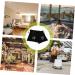 FOYTOKI 10 Pcs Storage Bag Cotton Hair Dryer Bag Hair Dryer Bags Storage Organizer Flocking Cloth Black - Buy Online on SooperMarket.com