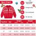 Christmas Reindeer Toddler Boys Sweater Cardigan | Xmas Winter Knit Top 18-24 Months Red - Buy Online on SooperMarket.com