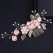 Toyvian 4pcs Wedding Hair Accessories Bridal Hair Comb Pearl Hair Accessories Bridal Hair Clip Wedding Hair Comb Clip Floral Girls Bridal Hair Accessories Rhinestone Hair Piece (Pink) - Buy Online on SooperMarket.com