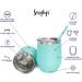 Personalized Insulated Wine Tumbler - Adventure Awaits - Mint - 12 oz - Buy Online on SooperMarket.com