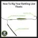 Catfish Rattling Line Float Lure 4 inch (3-Pack) - Demon Dragon Style Peg for Santee Rig Fishing - Green Sunfish Blue Crappie Purple Shiner - Buy Online on SooperMarket.com