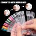 Clyhon 100-Piece Color Card Nail Polish Board | Nail Art Practice Stick | Fan Form Display for Professional Nail Techniques - Buy Online on SooperMarket.com