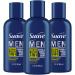 Suave Men Body Wash 3-in-1 Citrus Rush Travel-Size Shampoo Conditioner & Body Soap All-in-One Formula with Keratin for Healthy Hair & Skin 3 Oz Ea (Pack of 3)